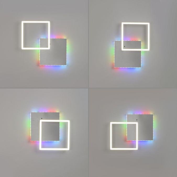 LD 11327-95 RENDA LED stropní svítidlo hranaté hliník CCT stmívatelné Rainbow RGB 2700-5000K - LEUCHTEN DIREKT / JUST LIGHT (obrázek 14)