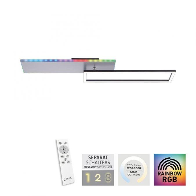 LD 11326-95 RENDA LED stropní svítidlo hranaté hliník CCT stmívatelné Rainbow RGB 2700-5000K - LEUCHTEN DIREKT / JUST LIGHT