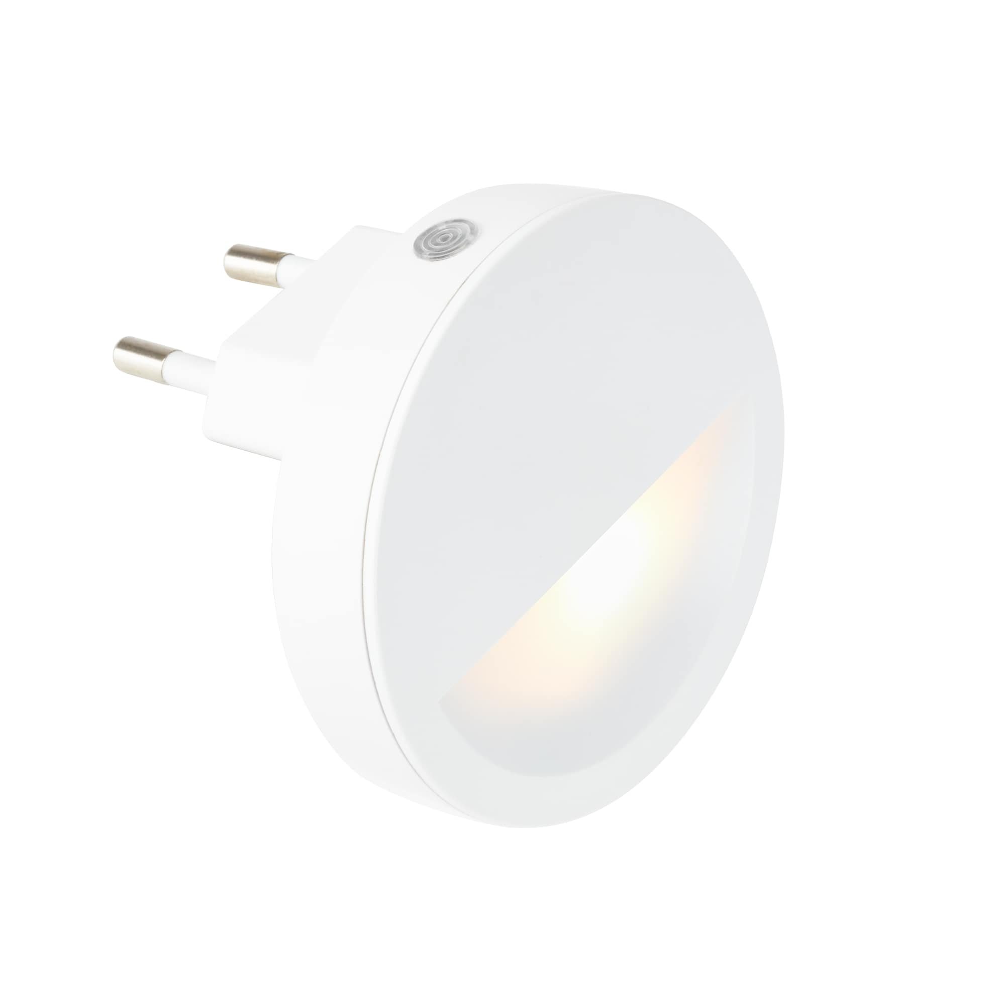BRI 2186016 LED senzor světlo do zásuvky, 6,5 cm, 30lm, bílé - BRILONER