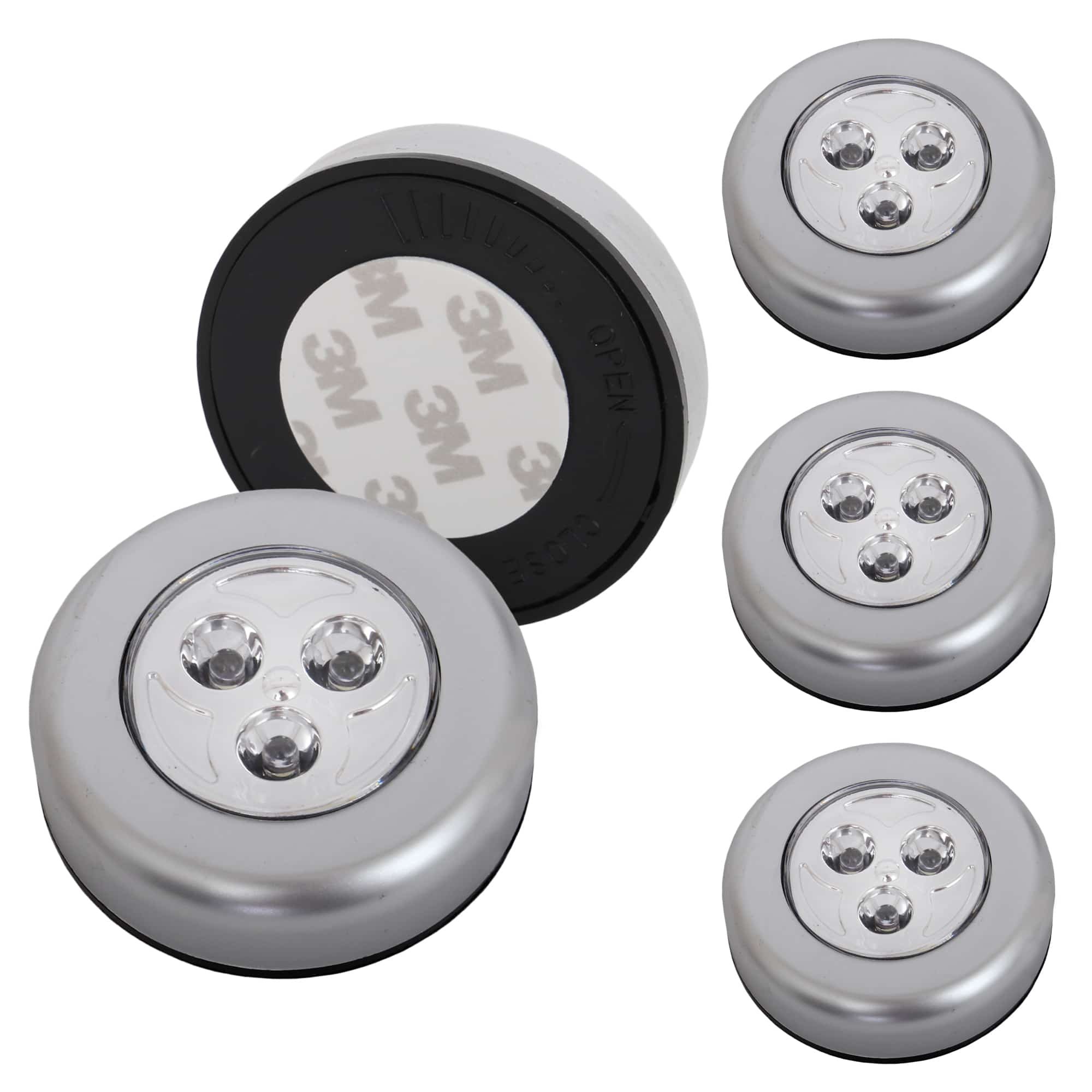 BRILO 2633-054 LED skříňkové svítidlo pr. 6,8 cm 15x0W titan - BRILO