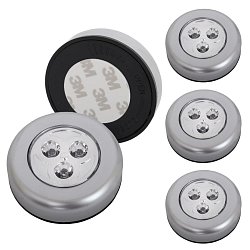 Obrázek pro produkt LED skříňkové svítidlo pr. 6,8 cm 15x0W titan (starý kód: BRILO 2633-054) - BRILO