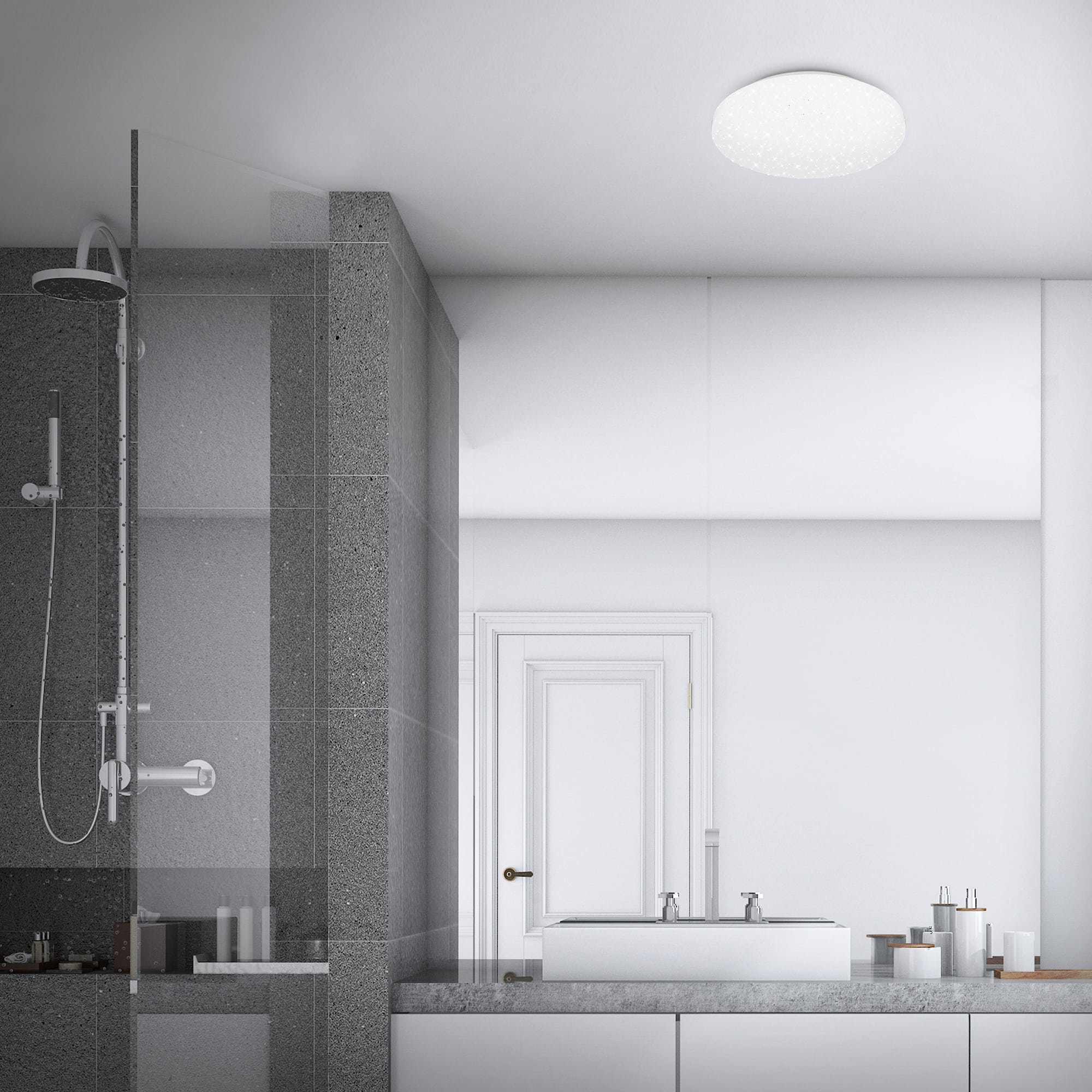 BRILO 3756416 LED stropní svítidlo 6 cm 12 W 1250lm bílé - BRILO (obrázek 2)