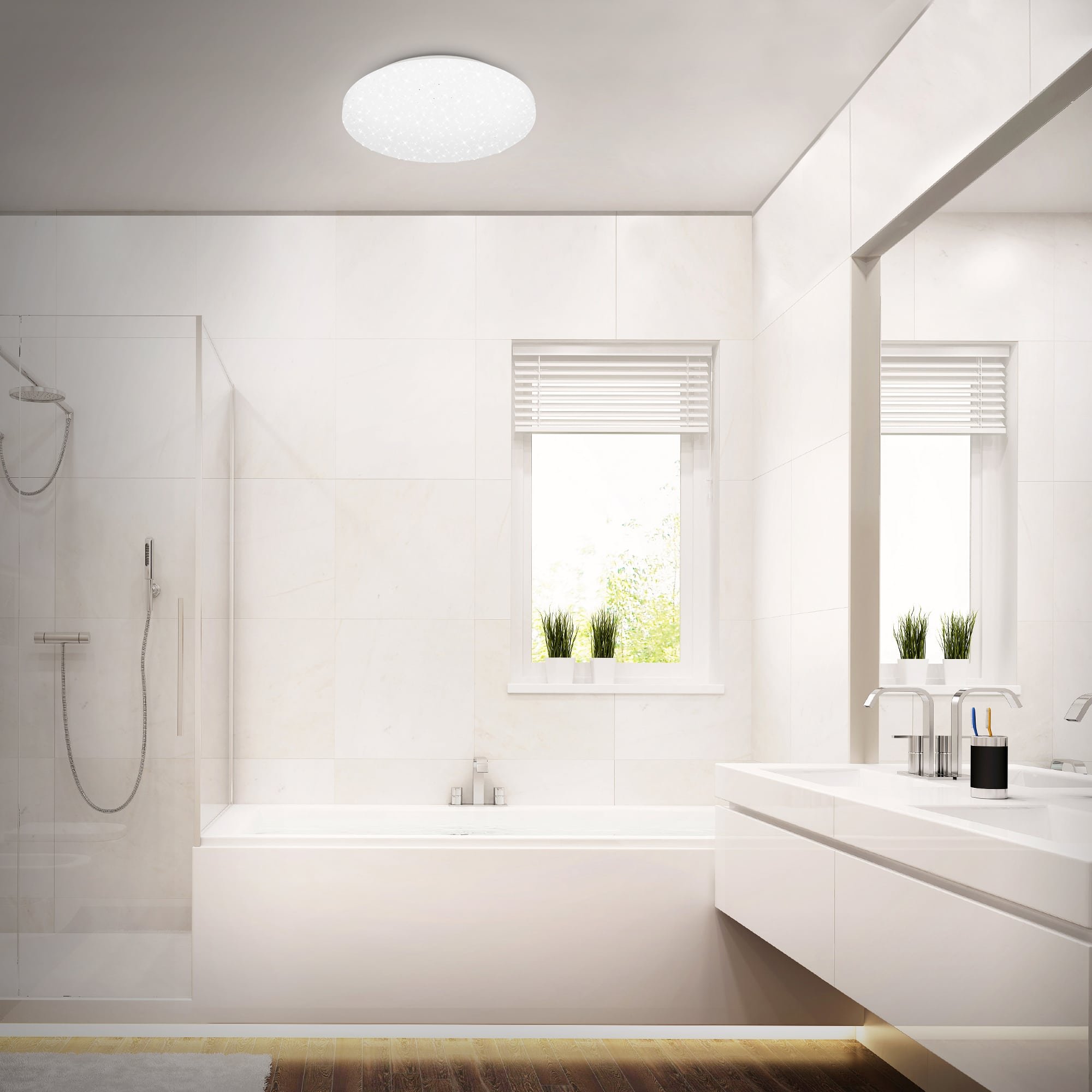 BRILO 3756416 LED stropní svítidlo 6 cm 12 W 1250lm bílé - BRILO (obrázek 3)