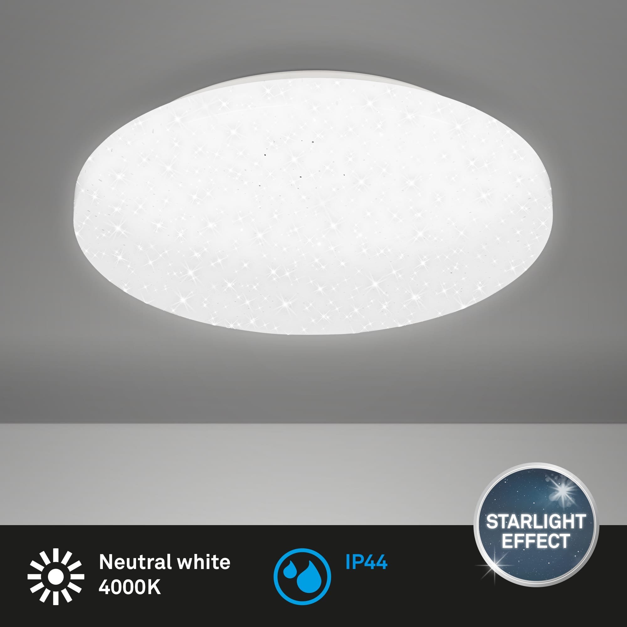 BRILO 3756416 LED stropní svítidlo 6 cm 12 W 1250lm bílé - BRILO (obrázek 4)