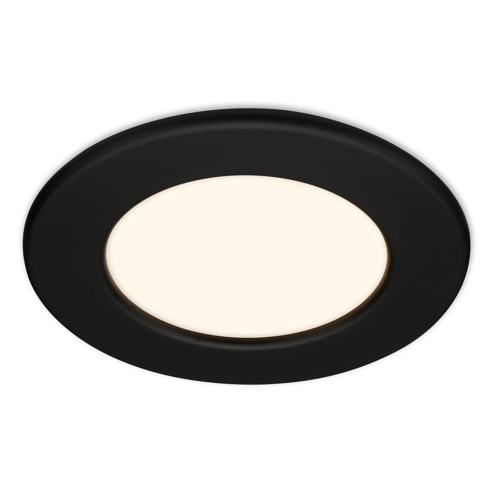 Levně BRI 7049015 LED vestavné svítidlo, 11,5 cm, 6W, 600lm, černá - BRILONER