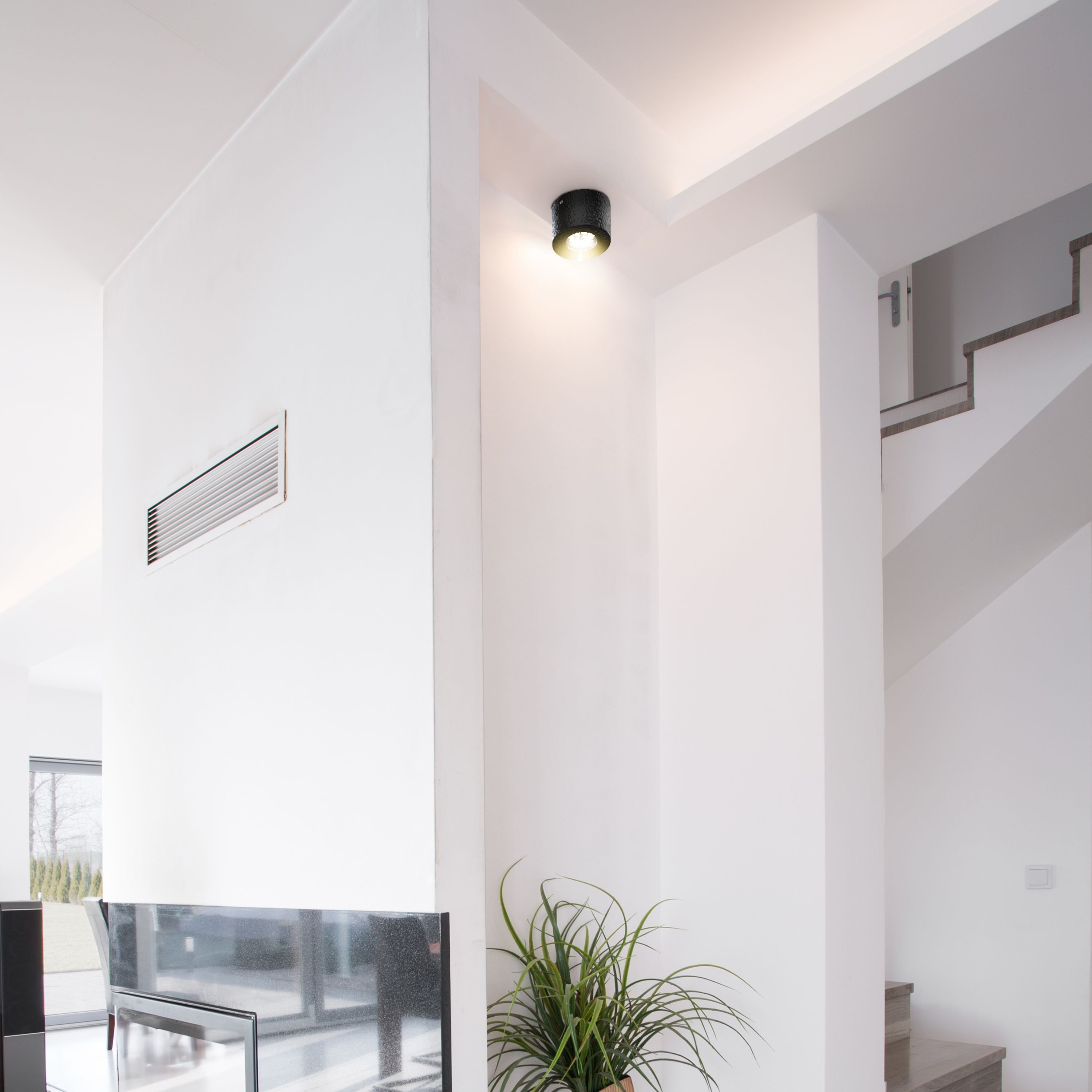 BRI 7121-015 LED přisazené svítidlo, pr. 9 cm, 5 W, černá - BRILONER (obrázek 5)