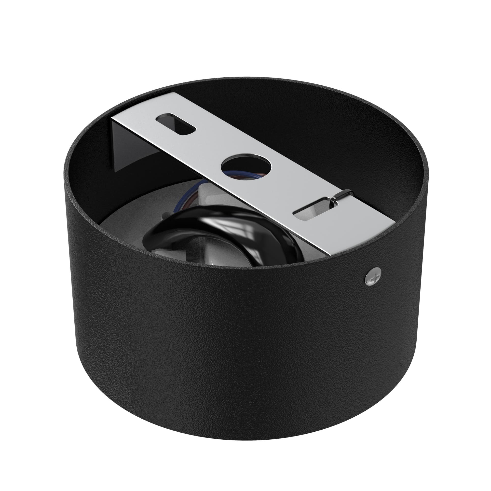 BRI 7121-015 LED přisazené svítidlo, pr. 9 cm, 5 W, černá - BRILONER (obrázek 6)