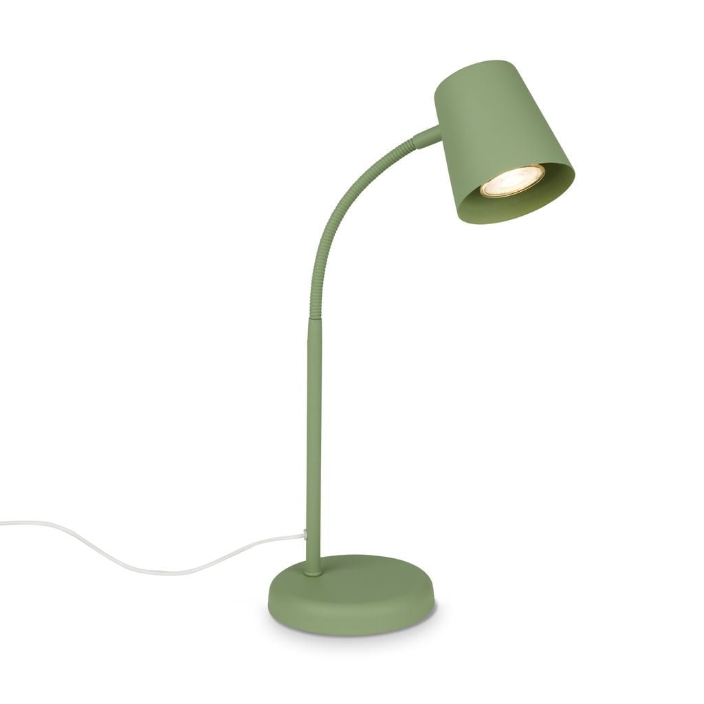 BRILO 7476019 Stolní lampa, 38,5 cm, 1x GU10, max. 9W, limetkově zelená - BRILO