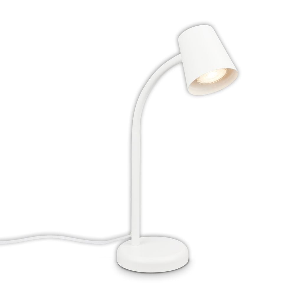 BRILO 7476016 Stolní lampa, 38,5 cm, 1x GU10, max. 9W, bílé - BRILO