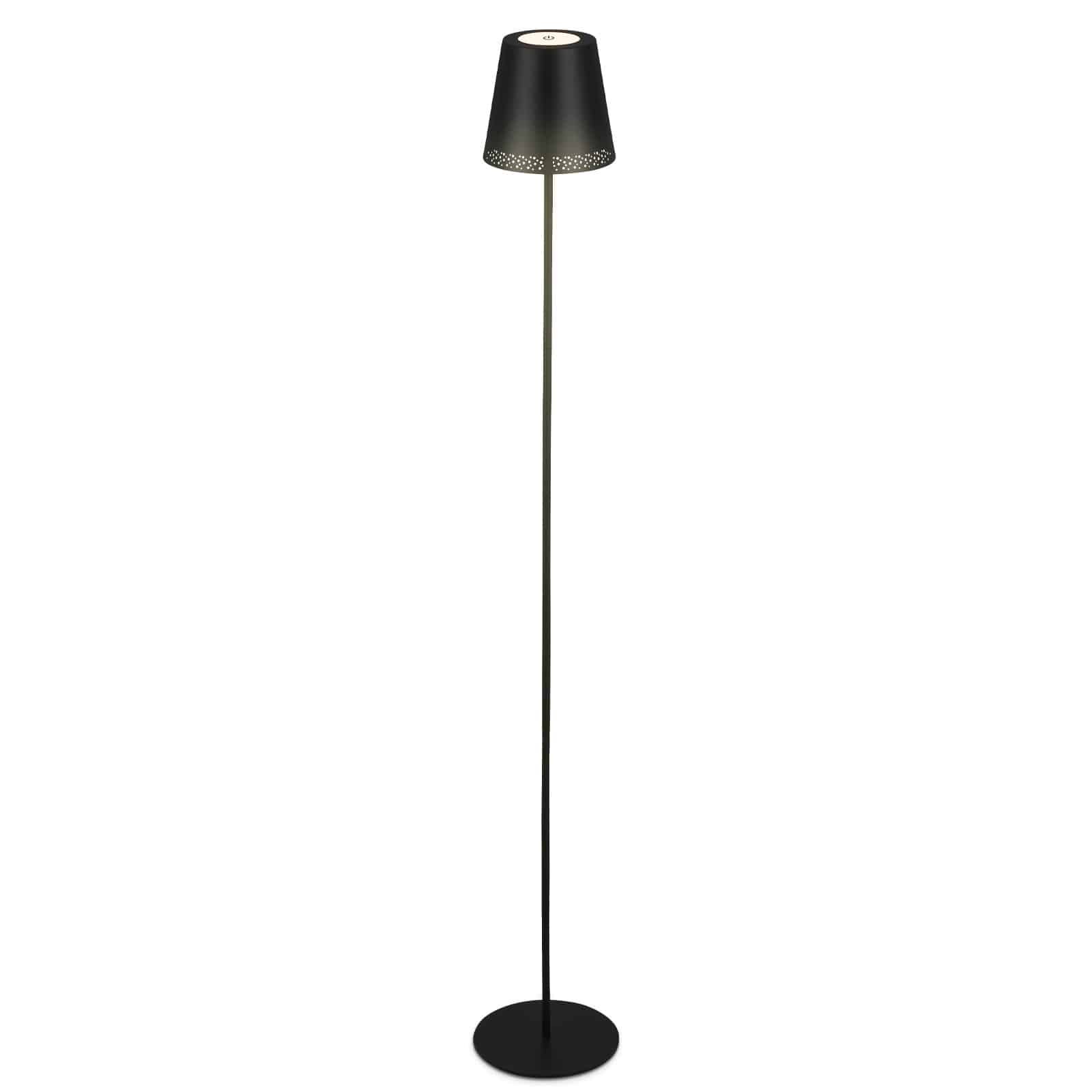 BRILO 1438015 LED nabíjecí stojací svítidlo 130 cm 3,5 W 400lm černá - BRILO (obrázek 3)