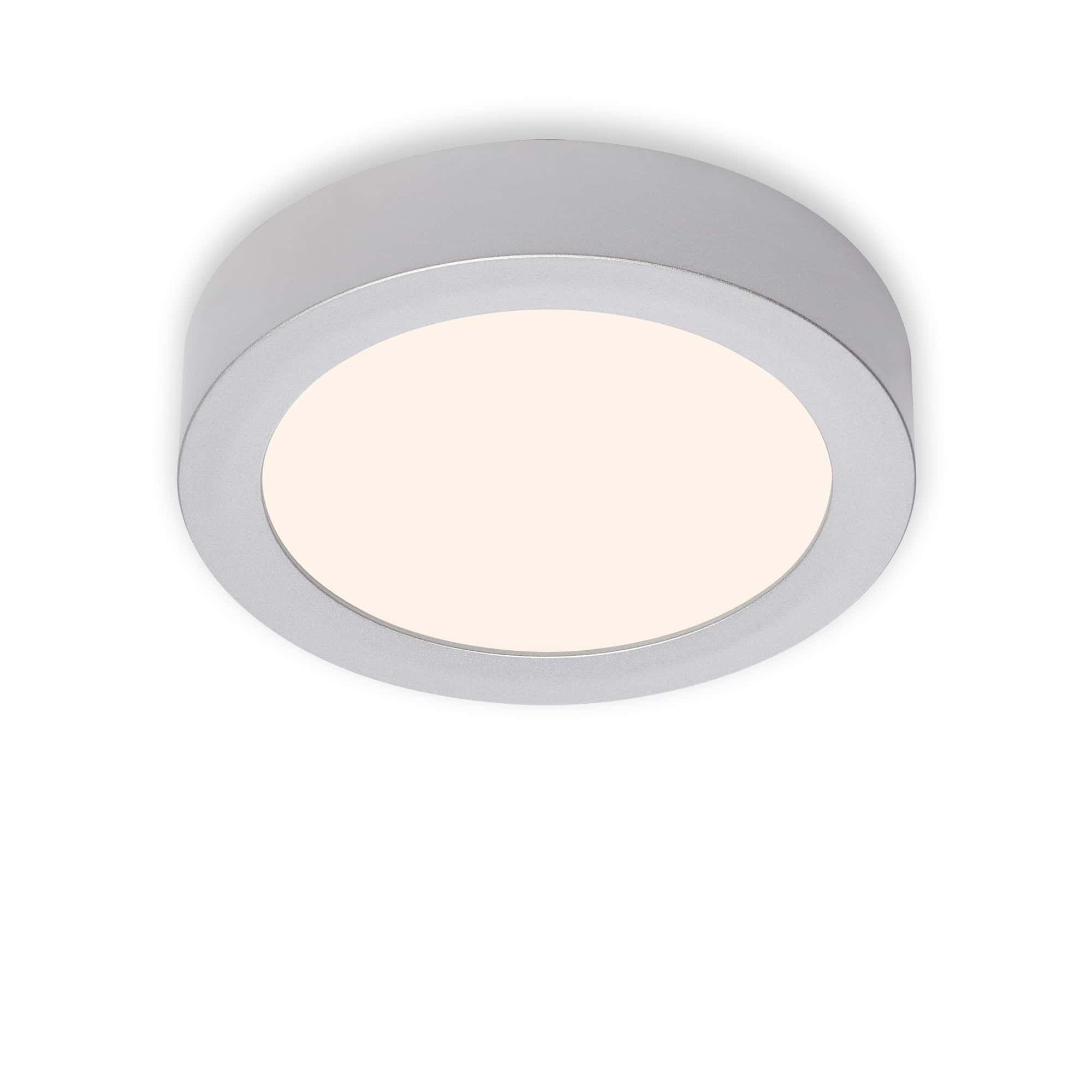 Levně BRI 7122-014 LED stropní svítidlo, pr. 17 cm, 11 W, 3000 K matný chrom - BRILONER