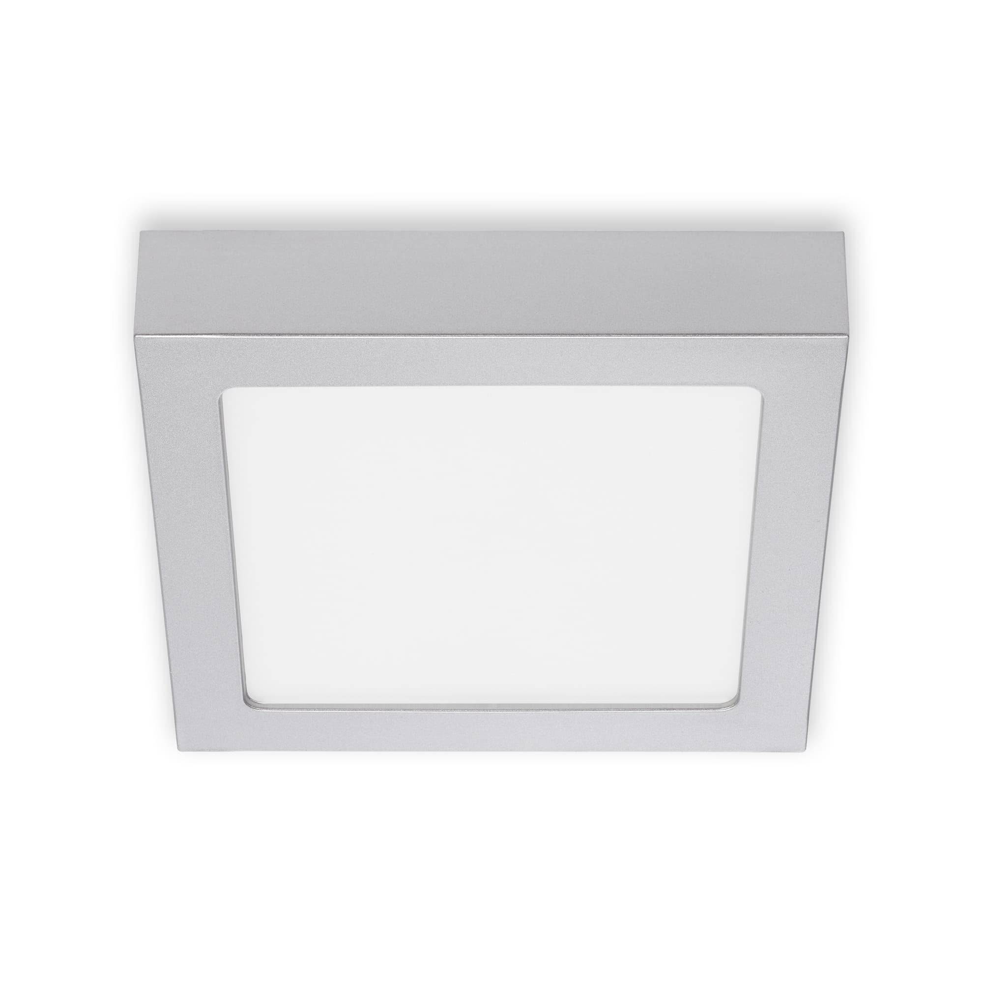 BRI 7123-414 LED stropní svítidlo, 17 cm, 12 W, matný chrom - BRILONER
