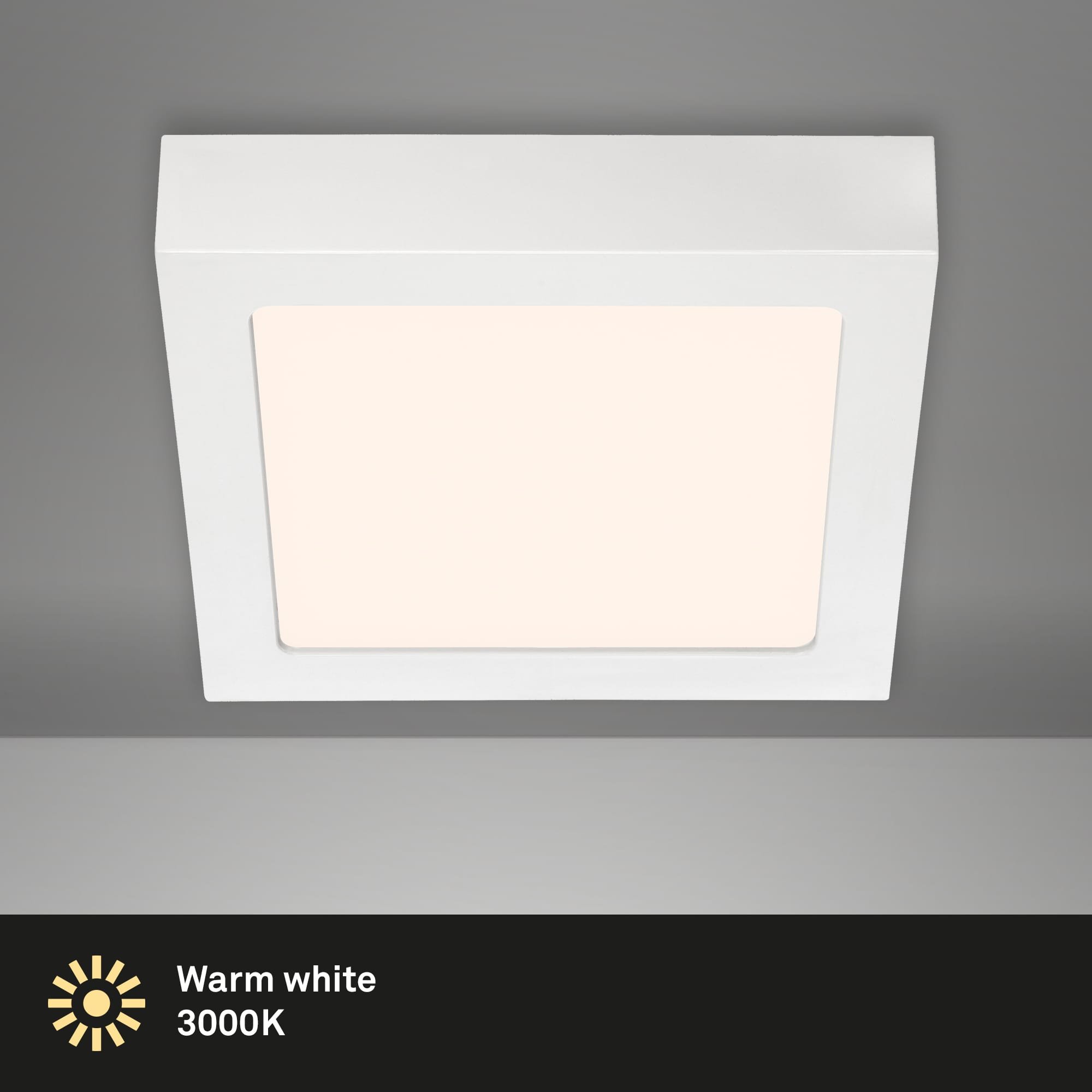 BRI 7123-016 LED stropní svítidlo, 17 cm, 12 W, bílé - BRILONER (obrázek 2)