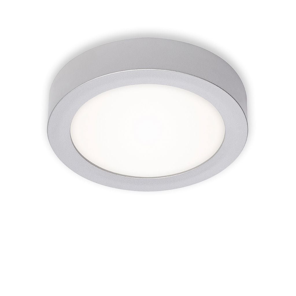 BRI 7122-414 LED stropní svítidlo, pr. 17 cm, 11 W, matný chrom, 4000 K - BRILONER
