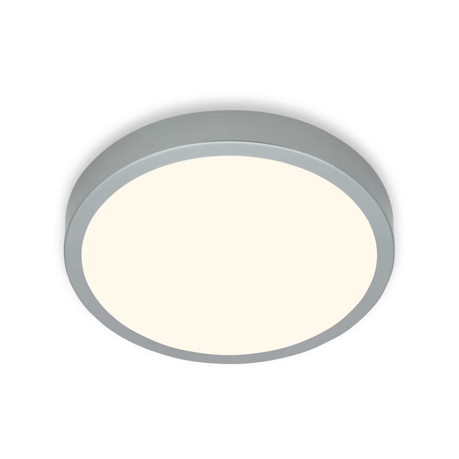 BRILO 3703-014 LED přisazené svítidlo pr. 38 cm, 24 W, 2000 lm, stříbrná - BRILO