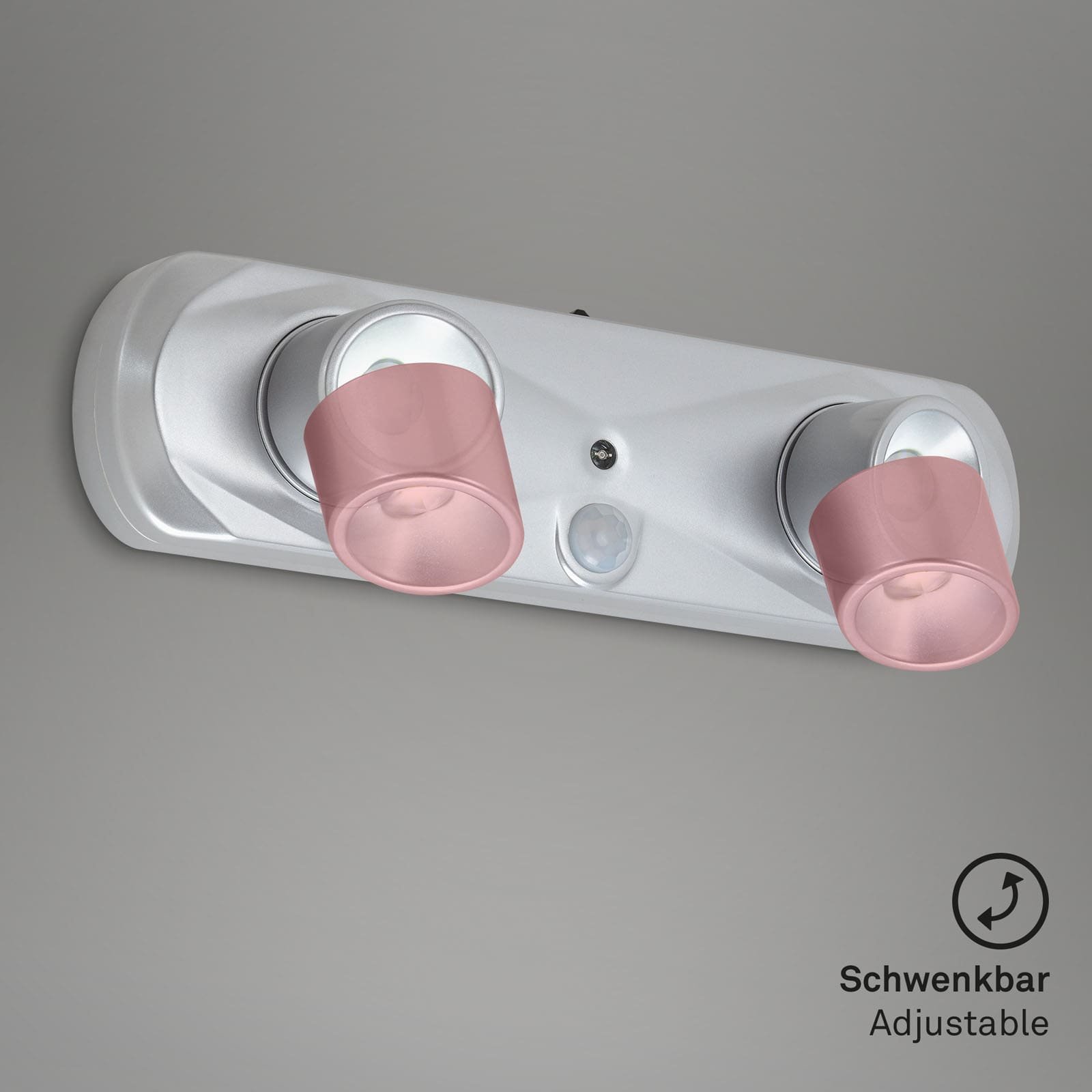 BRI 2275-024 LED noční lampička 18,6 cm 2x0,17W 17lm stříbrná - BRILONER (obrázek 4)