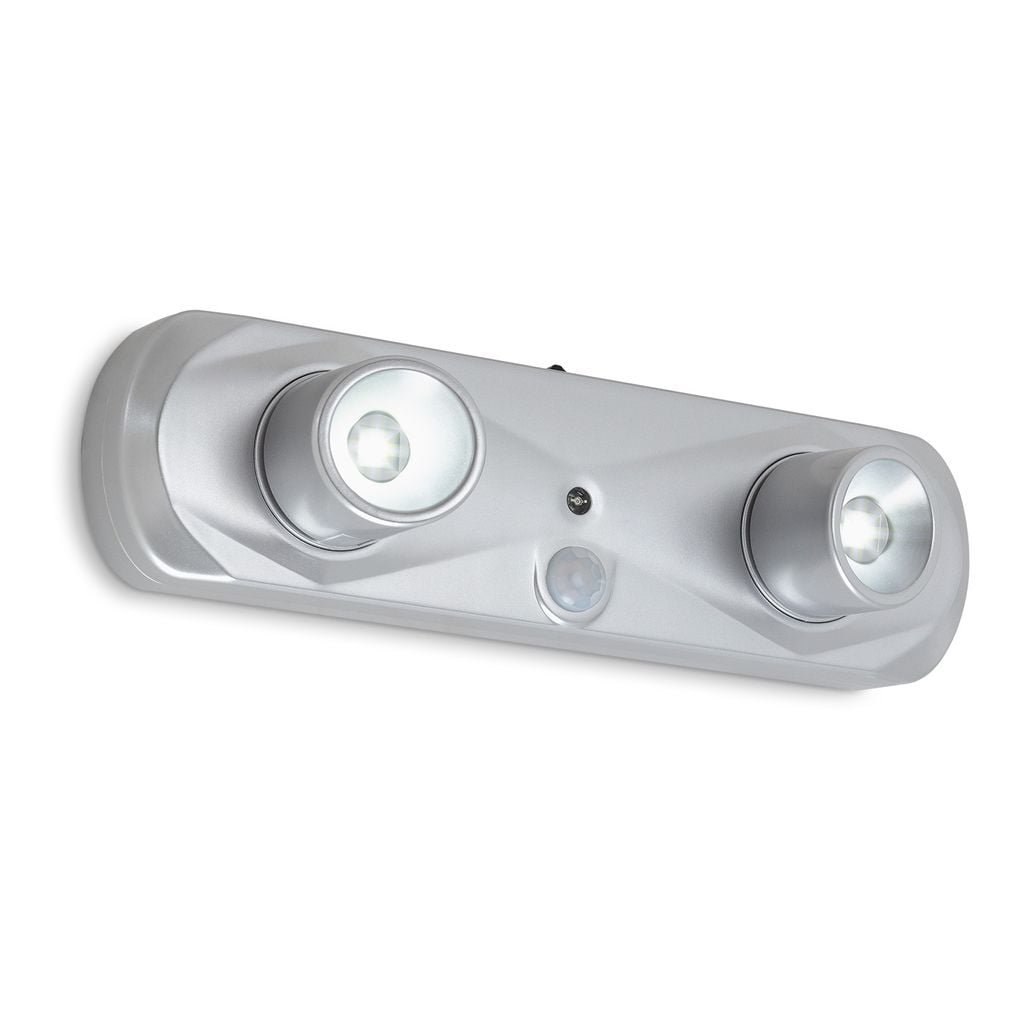 BRI 2275024 LED noční lampička 18,6 cm 2x0,17W 17lm stříbrná (starý kód: BRI 2275-024) - BRILONER