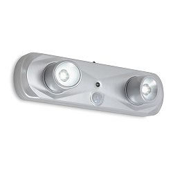 Obrázek pro produkt LED noční lampička 18,6 cm 2x0,17W 17lm stříbrná (starý kód: BRI 2275-024) - BRILONER