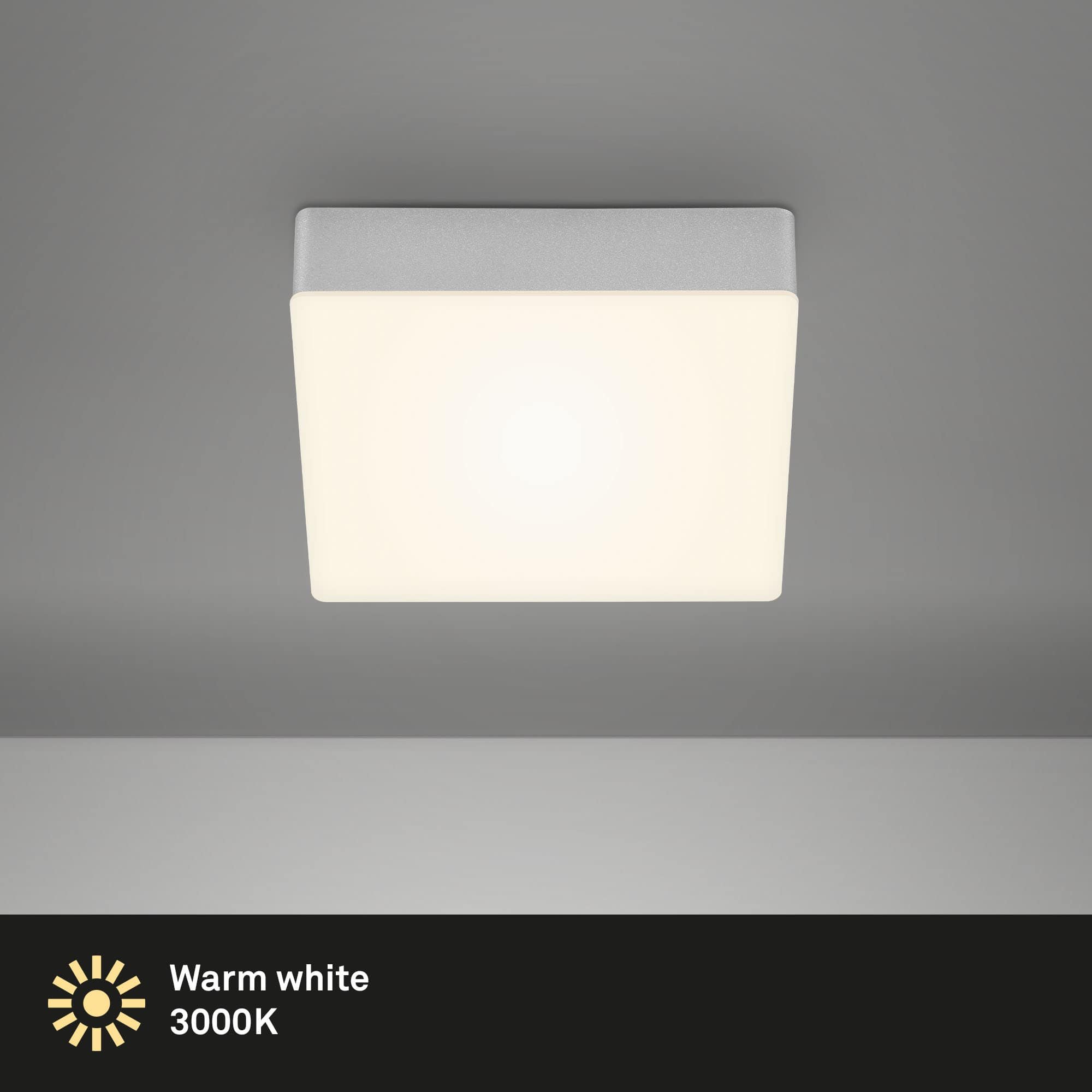 BRI 7069-014 LED stropní svítidlo, 15,7 cm, 11 W, stříbrná - BRILONER (obrázek 2)