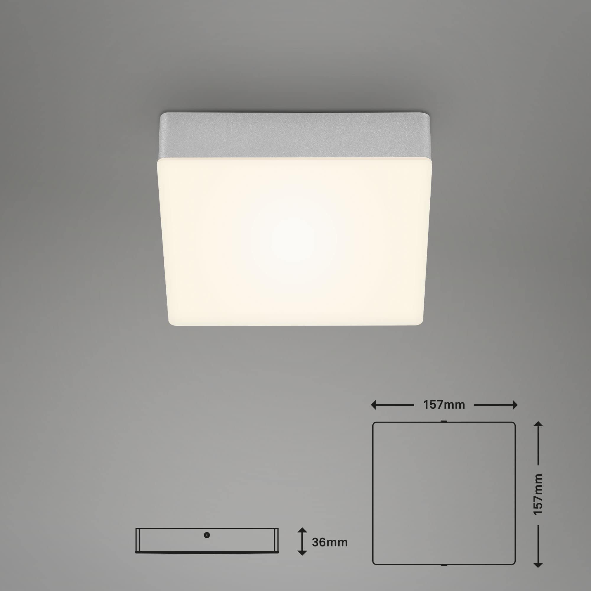 BRI 7069-014 LED stropní svítidlo, 15,7 cm, 11 W, stříbrná - BRILONER (obrázek 6)