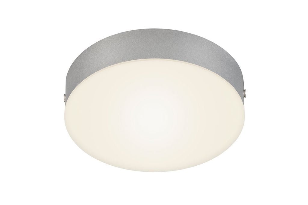 BRI 7064-014 LED stropní svítidlo, pr. 15,7 cm, 11 W, stříbrná - BRILONER
