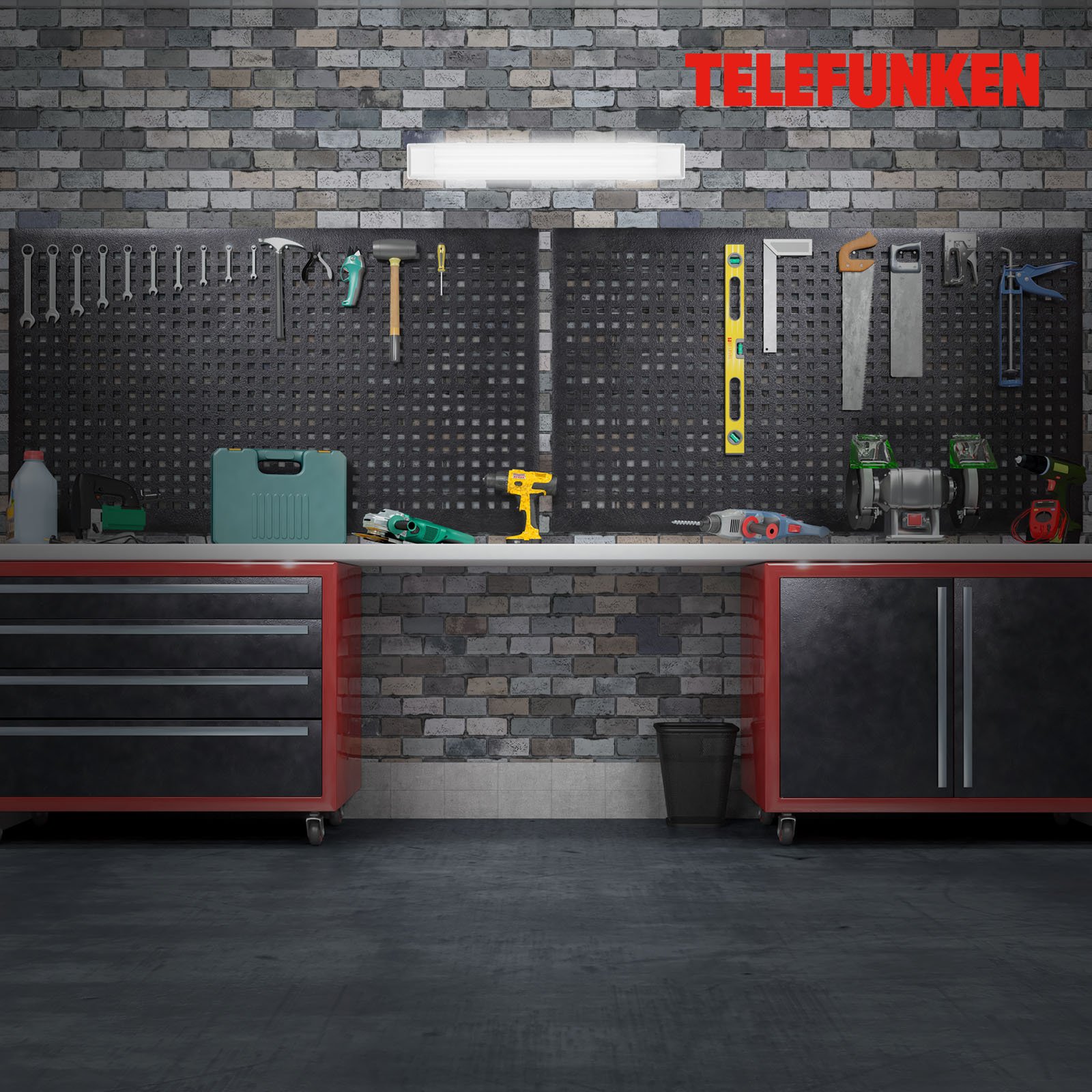 TF 204706TF TELEFUNKEN LED skříňkové svítidlo 60 cm 2x24W 2700lm bílé - BRILONER (obrázek 5)