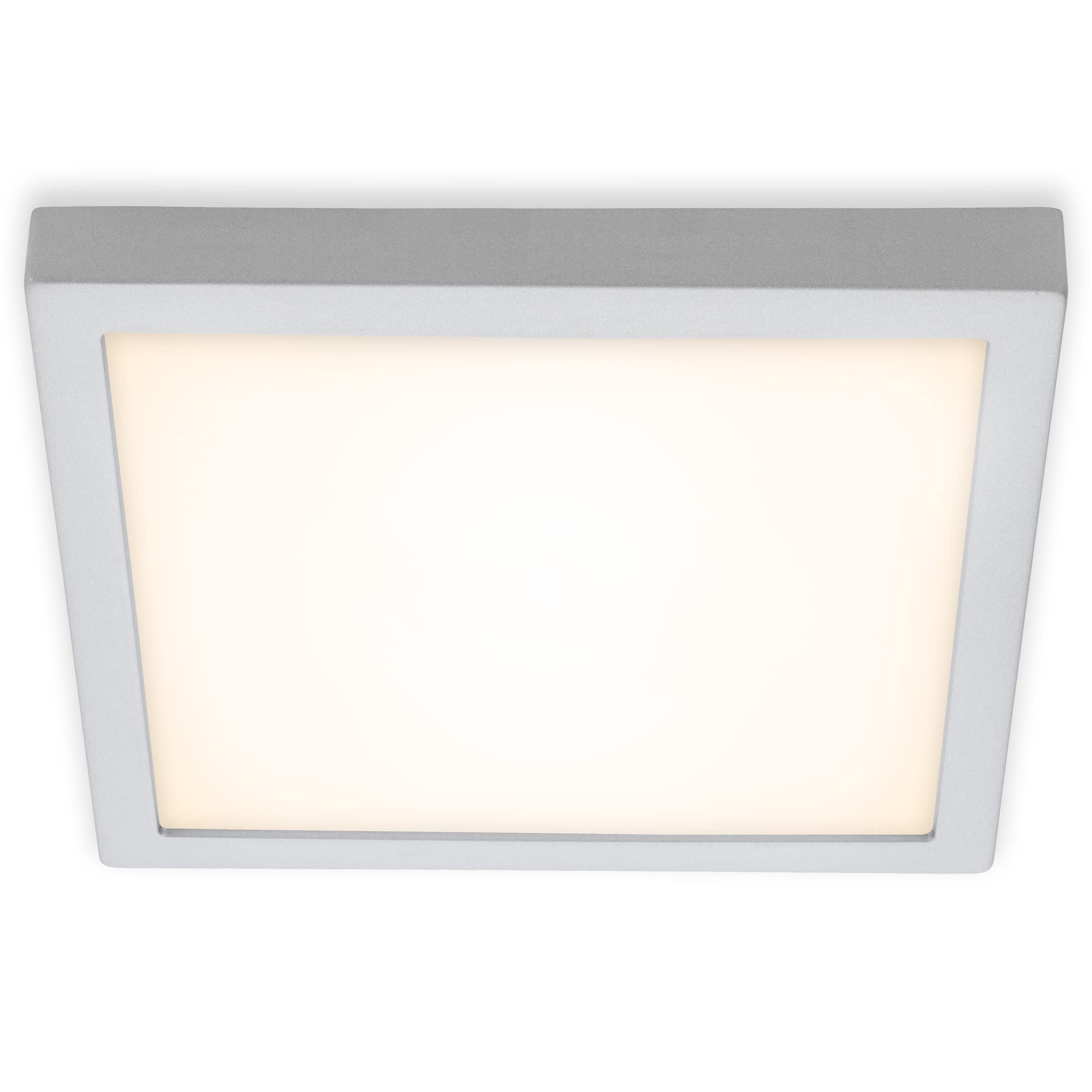 BRI 7142-014 LED stropní svítidlo, 30 cm, 21 W, matný chrom - BRILONER