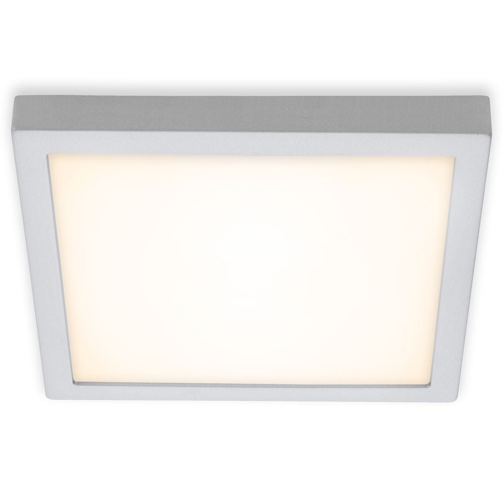 BRI 7142-014 LED stropní svítidlo, 30 cm, 21 W, matný chrom - BRILONER