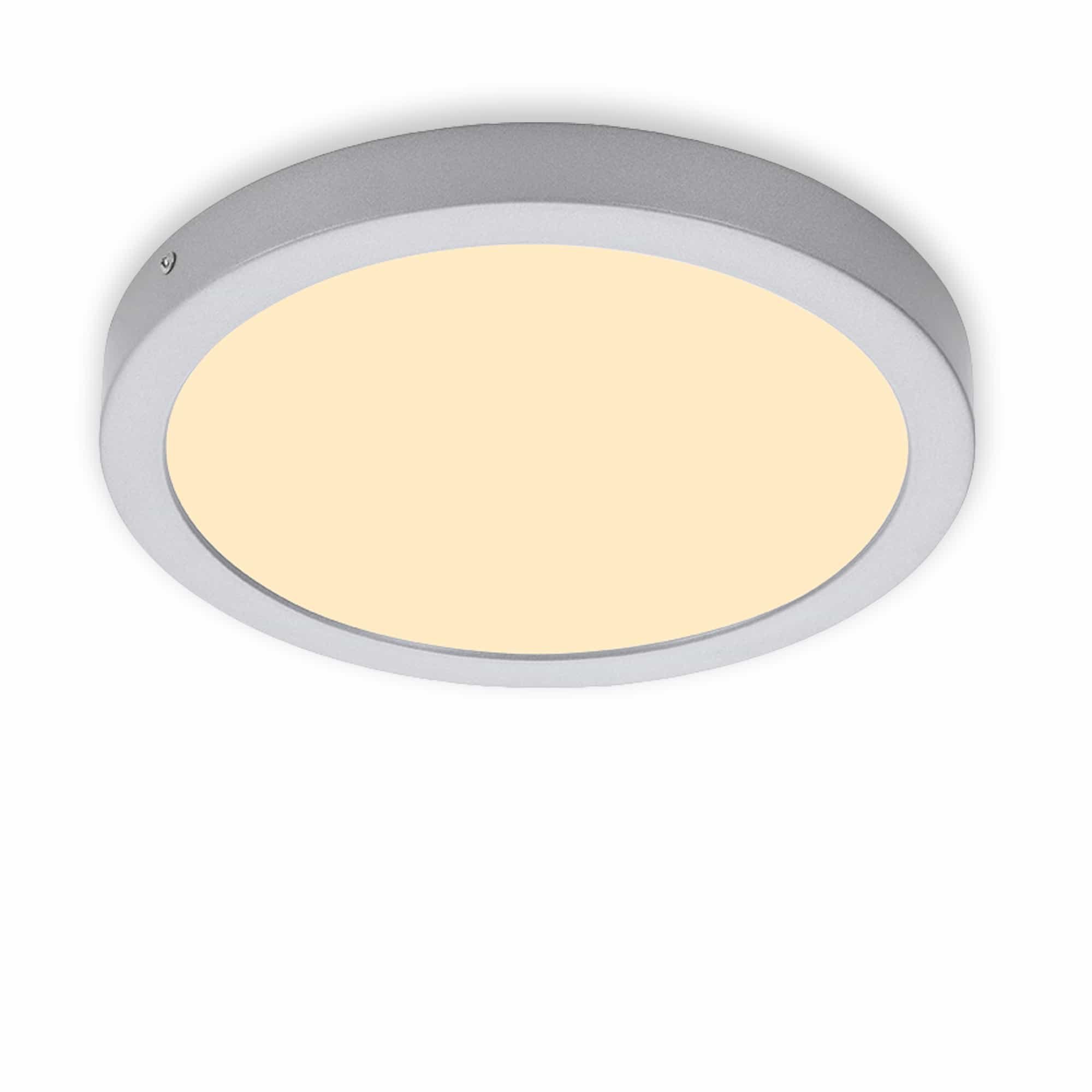 BRI 7132-014 LED stropní svítidlo, pr. 30 cm, 21 W, matný chrom - BRILONER