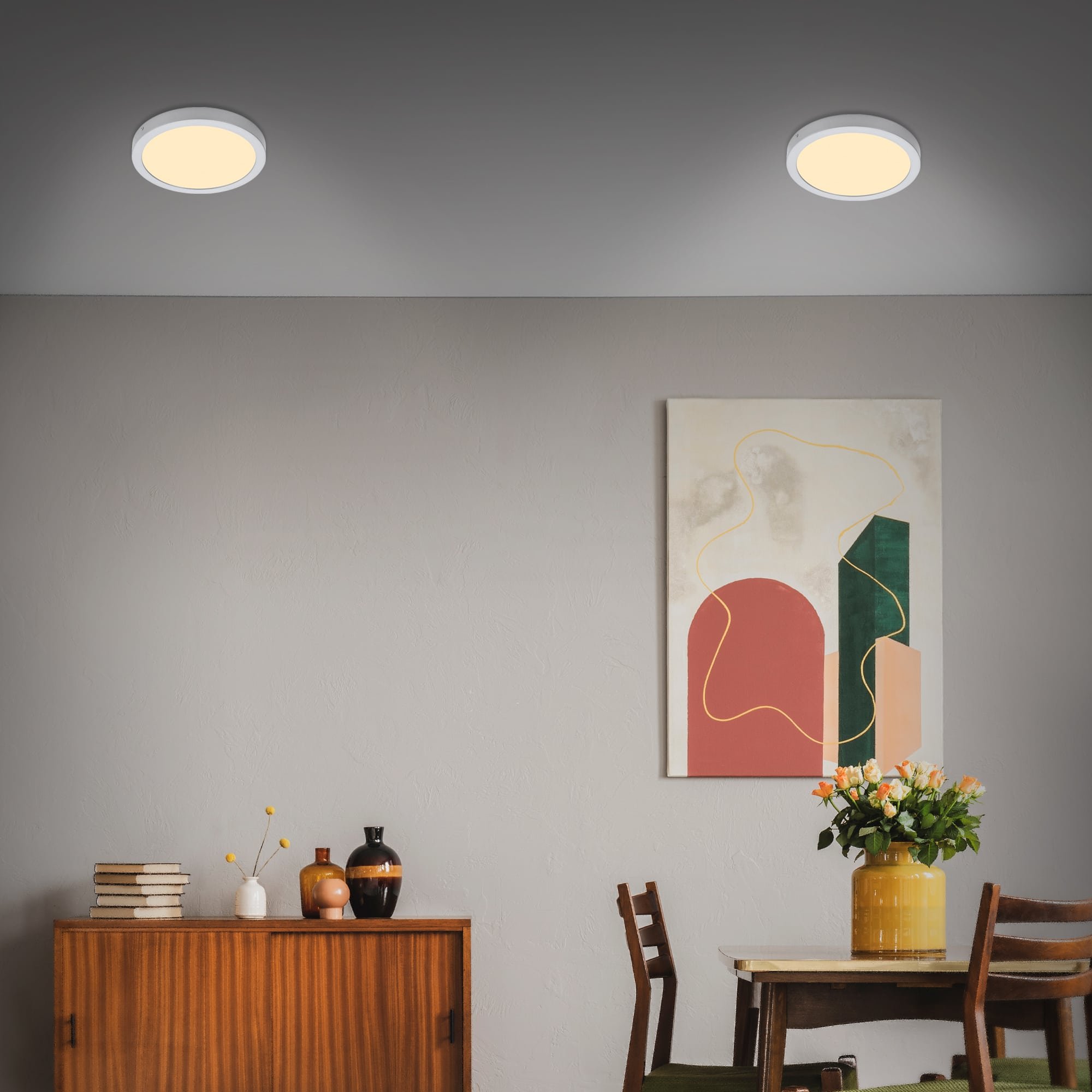 BRI 7132-014 LED stropní svítidlo, pr. 30 cm, 21 W, matný chrom - BRILONER (obrázek 4)