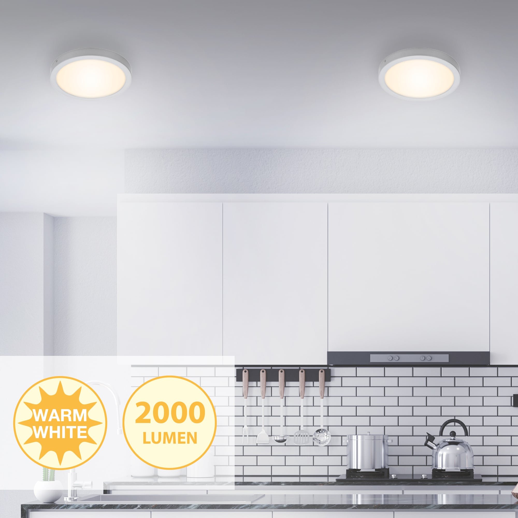 BRI 7141-014 LED stropní svítidlo, pr. 30 cm, 21 W, matný chrom - BRILONER (obrázek 3)