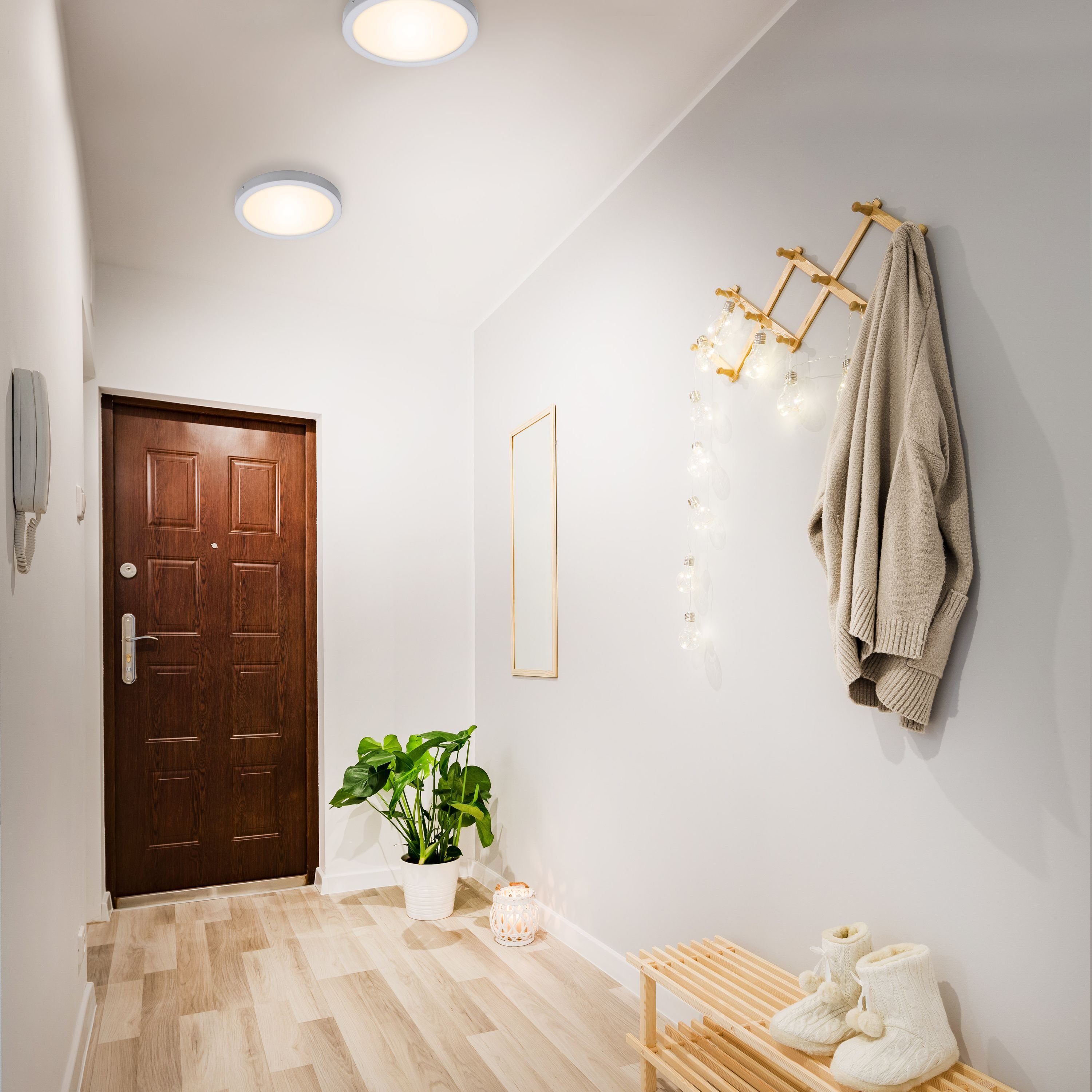 BRI 7141-014 LED stropní svítidlo, pr. 30 cm, 21 W, matný chrom - BRILONER (obrázek 5)