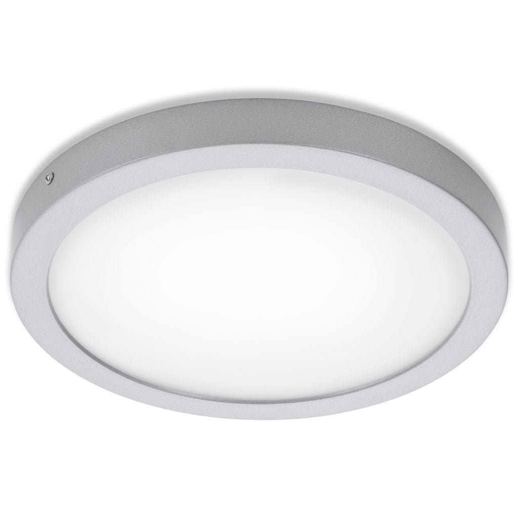 BRI 7141414 LED stropní svítidlo, pr. 30 cm, 21,4 W, matný chrom (starý kód: BRI 7141-414) - BRILONER