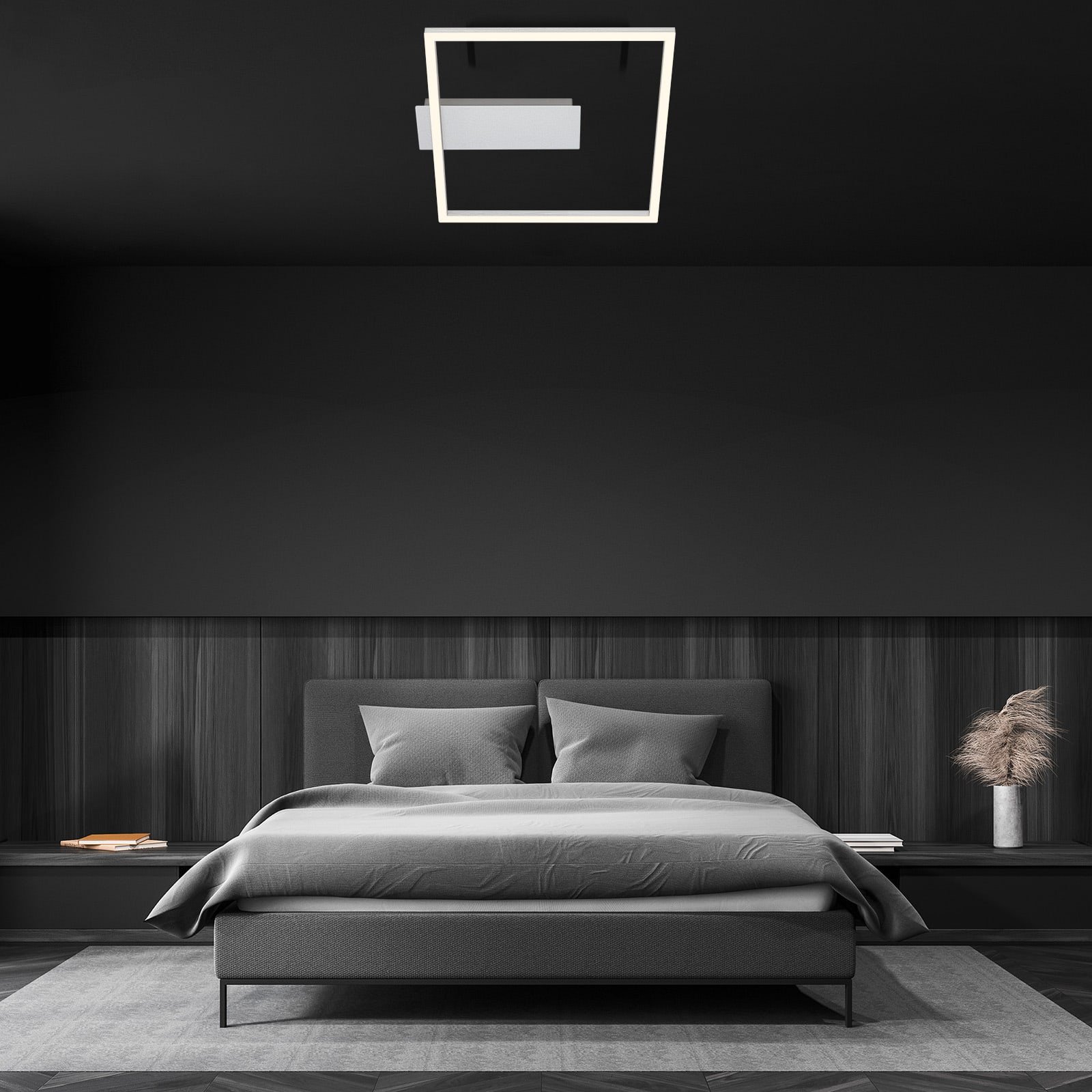 BRILO 3771019 LED stropní svítidlo, 32 cm, 14W, 1400lm, hliník - BRILO (obrázek 3)