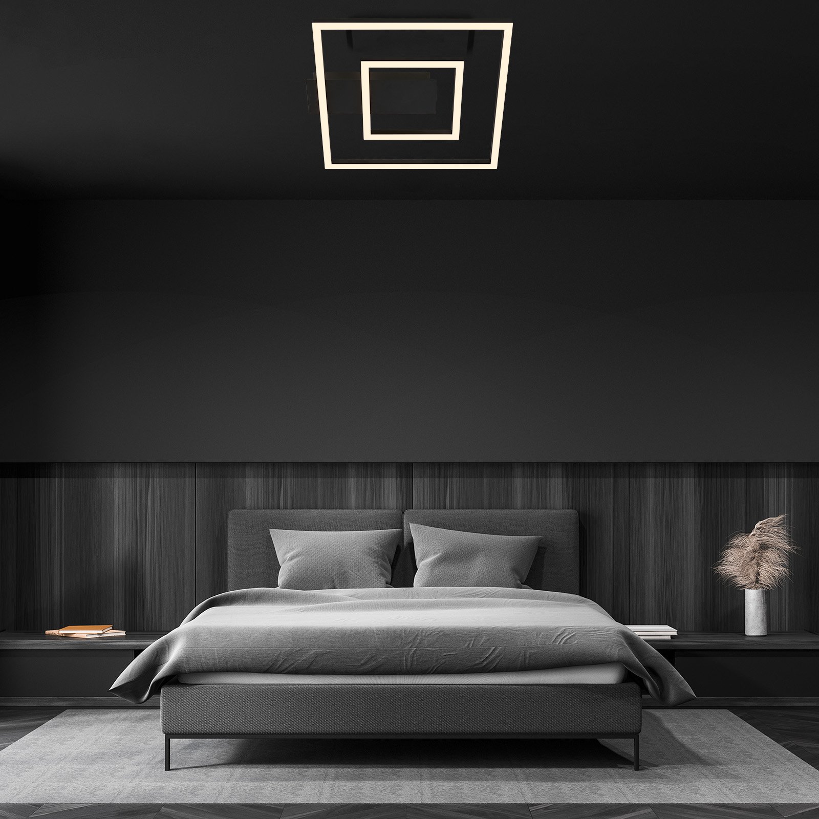 BRILO 3772015 LED stropní svítidlo, 32 cm, 22W, 100lm, černá - BRILO (obrázek 3)