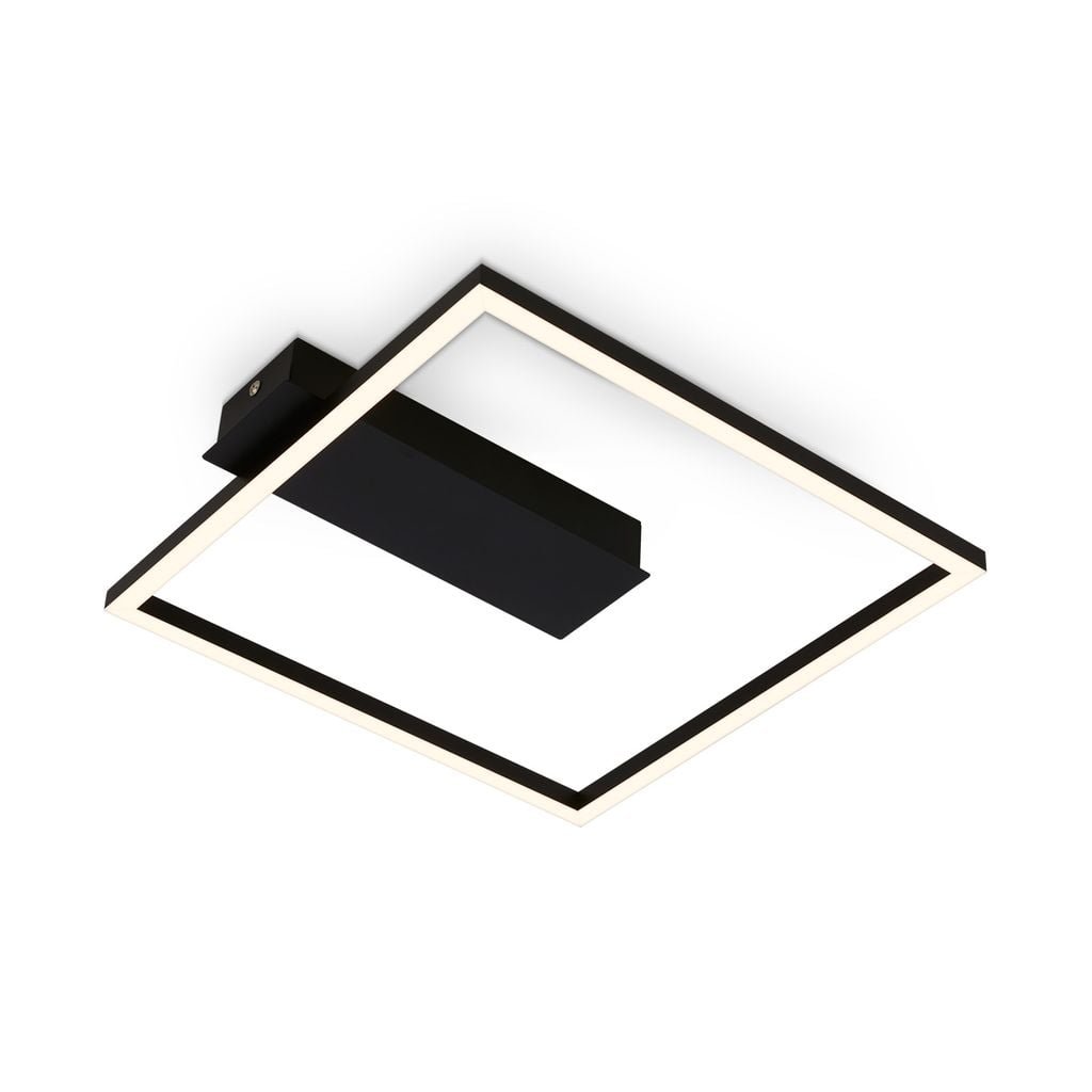 BRILO 3771015 LED stropní svítidlo, 32 cm, 14W, 1400lm, černá - BRILO