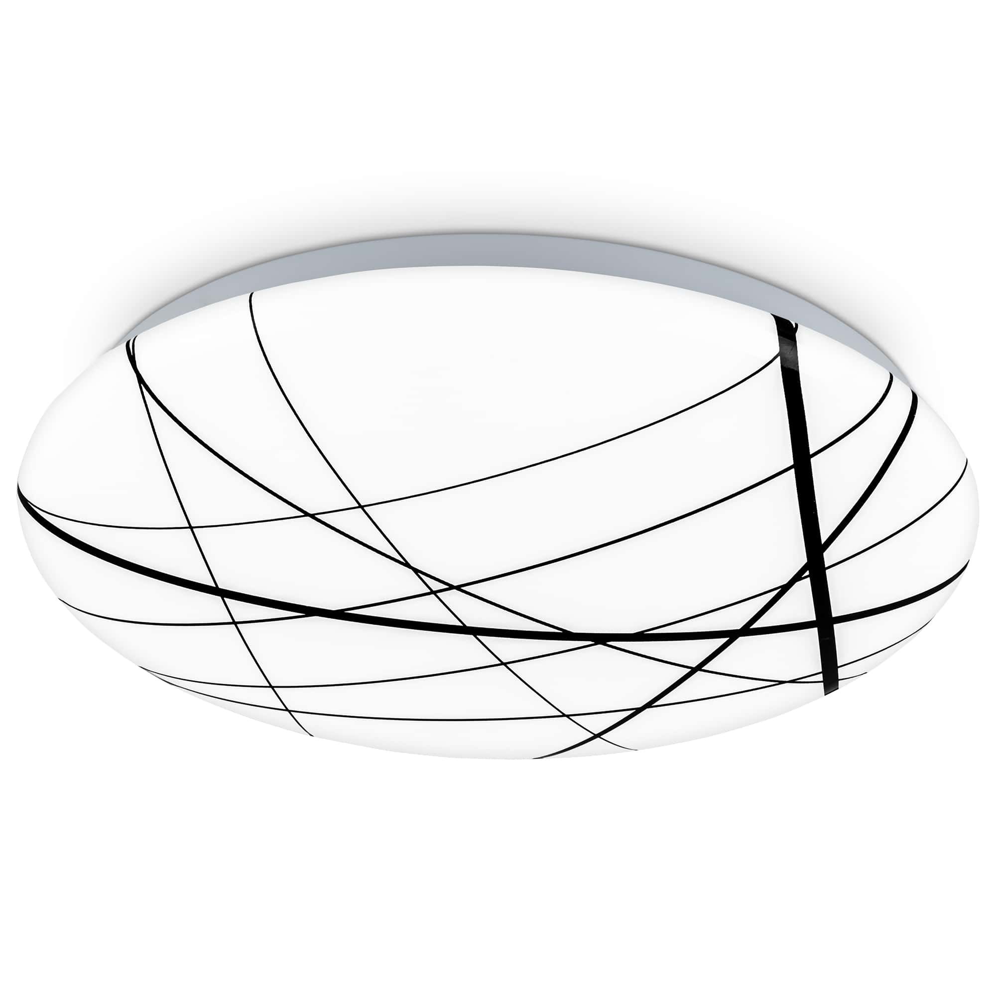 BRILO 3898016 LED stropní svítidlo, pr. 28 cm, 12W, 1300lm, bílé - BRILO