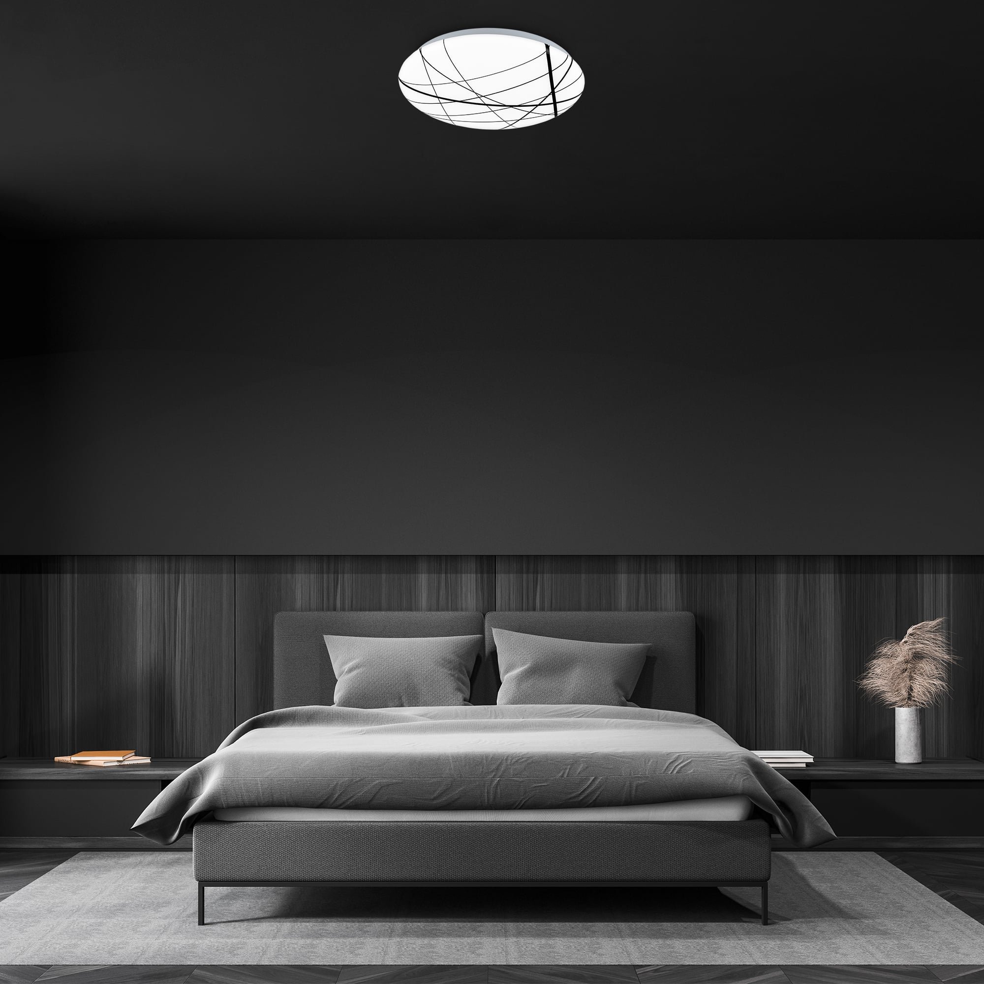 BRILO 3898016 LED stropní svítidlo, pr. 28 cm, 12W, 1300lm, bílé - BRILO (obrázek 5)