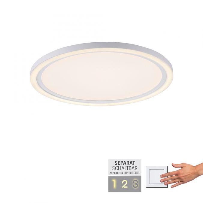 Levně LD 14883-16 BEDGING LED stropní svítidlo bílé kruhové ovládání vypínačem teplá bílá paměťová funkce 3000K - LEUCHTEN DIREKT / JUST LIGHT