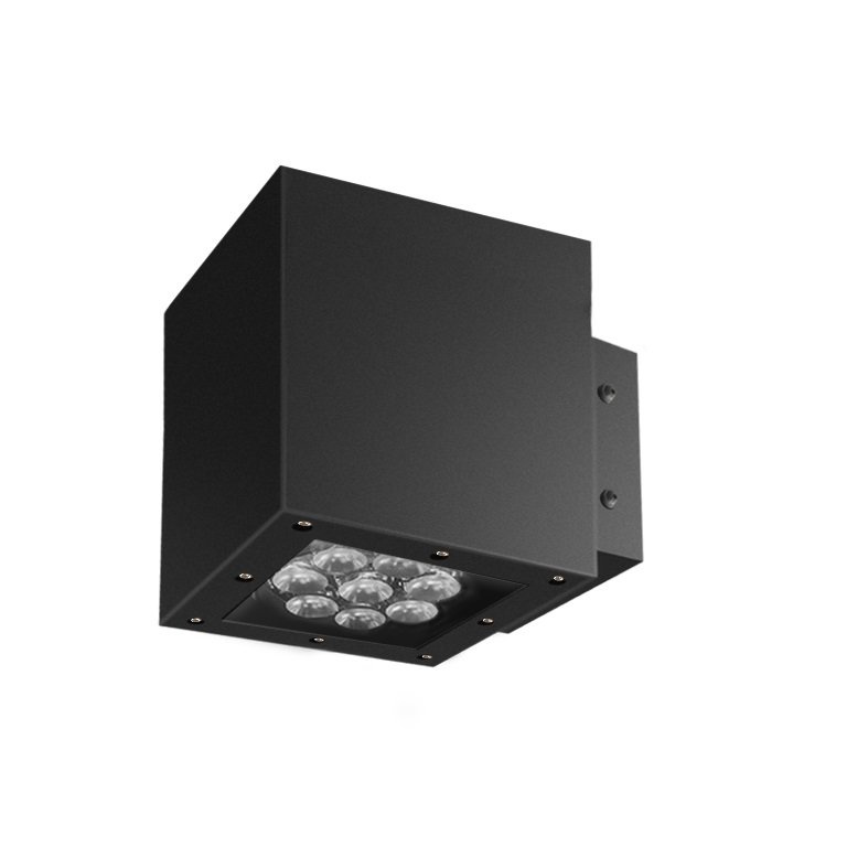 LIRA 9122.0306005SMOD Nástěnné svítidlo WESS 2x8W 2237lm 3000K 60° down, 10° up černé (9122.030LCS) - LIRALIGHTING