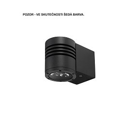 Obrázek pro produkt Nástěnné svítidlo BIRA 90 764lm 2700K 7W 30° šedé (9154.020LC) - LIRALIGHTING