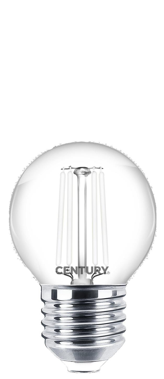 CEN INH1GW-452727 LED FILAMENT SPHERE INCANTO WHITE 4,5W E27 2700K 360d - CENTURY