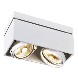 Obrázek pro produkt Stropní svítidlo KARDAMOD přisazená čtvercová ES111 II bílá 230V - BIG WHITE (SLV)