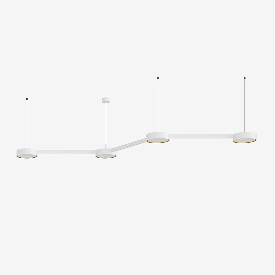 Levně LU 22.K2.60M DALI2 Závěsné svítidlo INFINITY II 62W LED 4000K akrylátové sklo bílá DALI 22.K2.60L - LUCIS