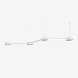 Obrázek pro produkt Závěsné svítidlo INFINITY II 62W LED 4000K akrylátové sklo bílá 22.K2.60 - LUCIS