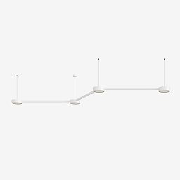 Obrázek pro produkt Závěsné svítidlo INFINITY II 62W LED 3000K akrylátové sklo bílá DALI 23.K1.60L - LUCIS