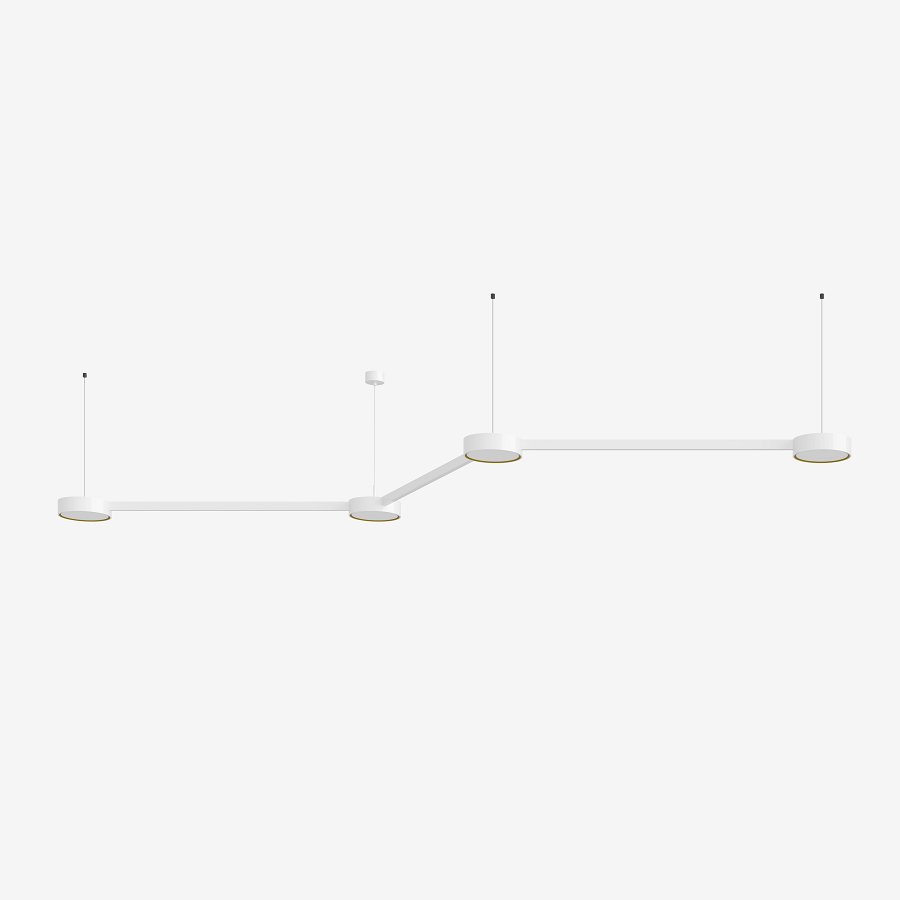 Levně LU 23.K2.60 Závěsné svítidlo INFINITY II 62W LED 4000K akrylátové sklo bílá 23.K2.60 - LUCIS