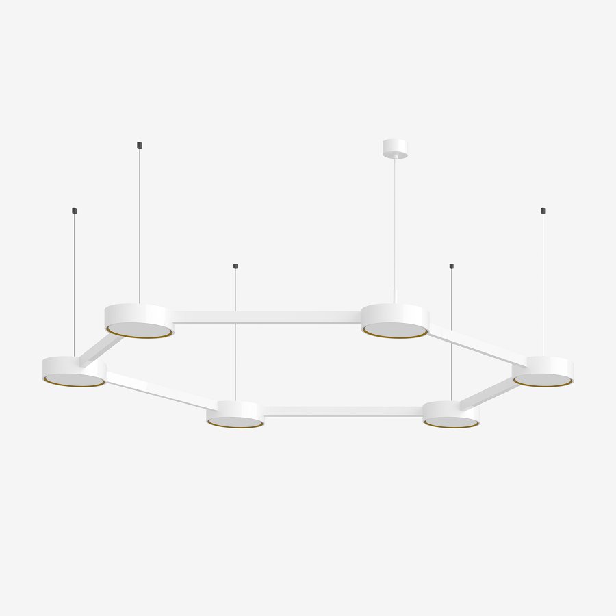 Levně LU 25.K2.60M DALI2 Závěsné svítidlo INFINITY II 92,9W LED 4000K akrylátové sklo bílá DALI 25.K2.60L - LUCIS