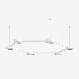Obrázek pro produkt Závěsné svítidlo INFINITY II 112,2W LED 4000K akrylátové sklo bílá DALI 25.K2.60L - LUCIS