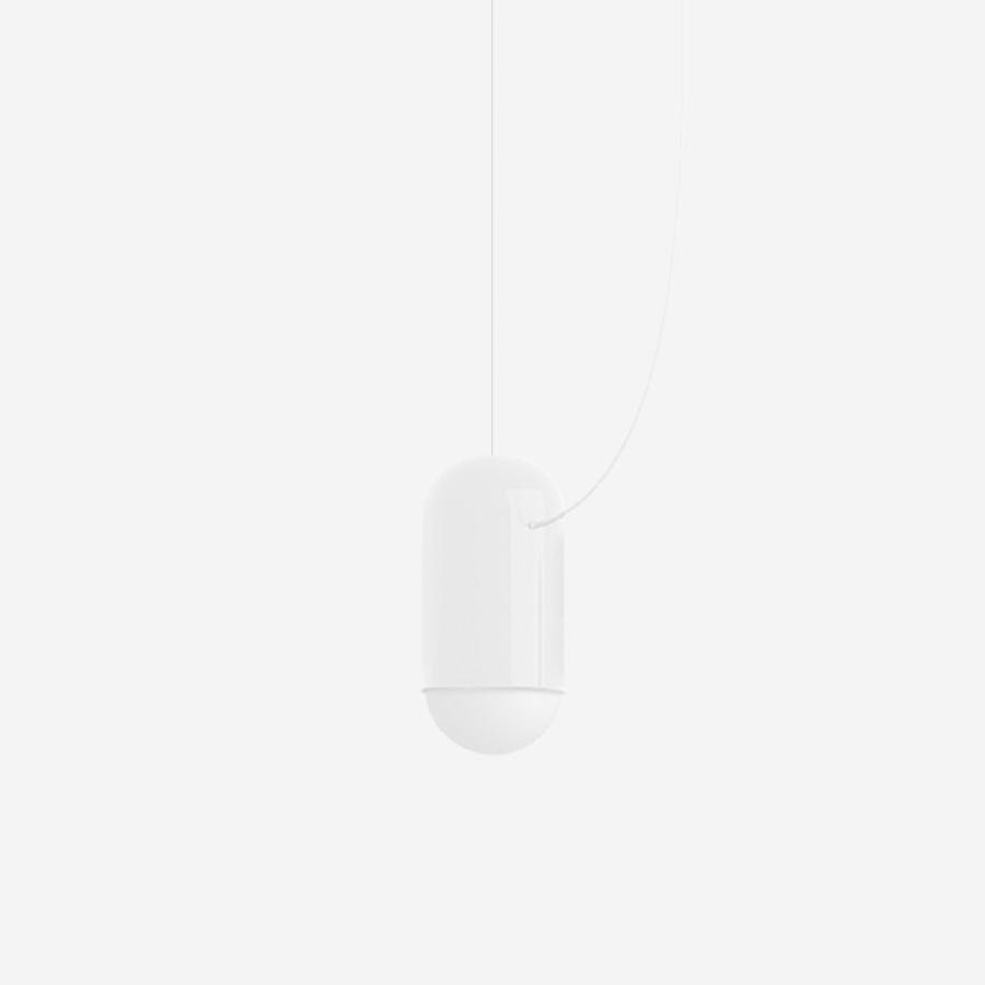 Levně LU ZL.L1.C20.60M DALI2 Závěsné svítidlo CAPSULE 8,1W LED 3000K sklo bílá opál DALI ZL.L1.C20.60L - LUCIS